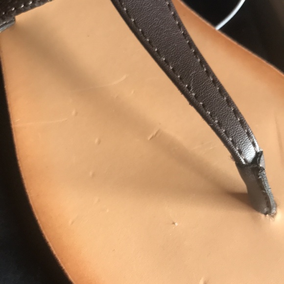 Calvin Klein | t strap BRAITA brown sandal - Picture 3 of 4